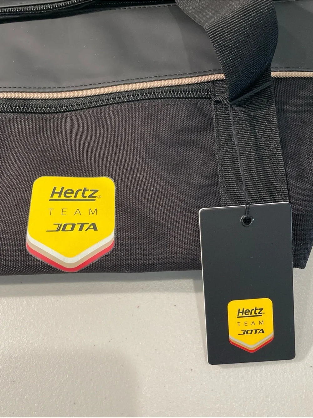 Hertz Team Jota Official WEC Gym Duffel Carryall Bag Gymbag Black NWT